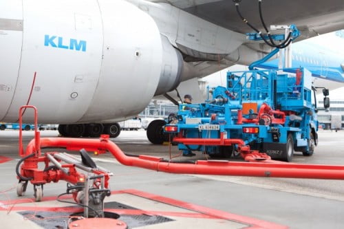 KLM astuu kestäviin lentoihin valmiilla paistorasvalla