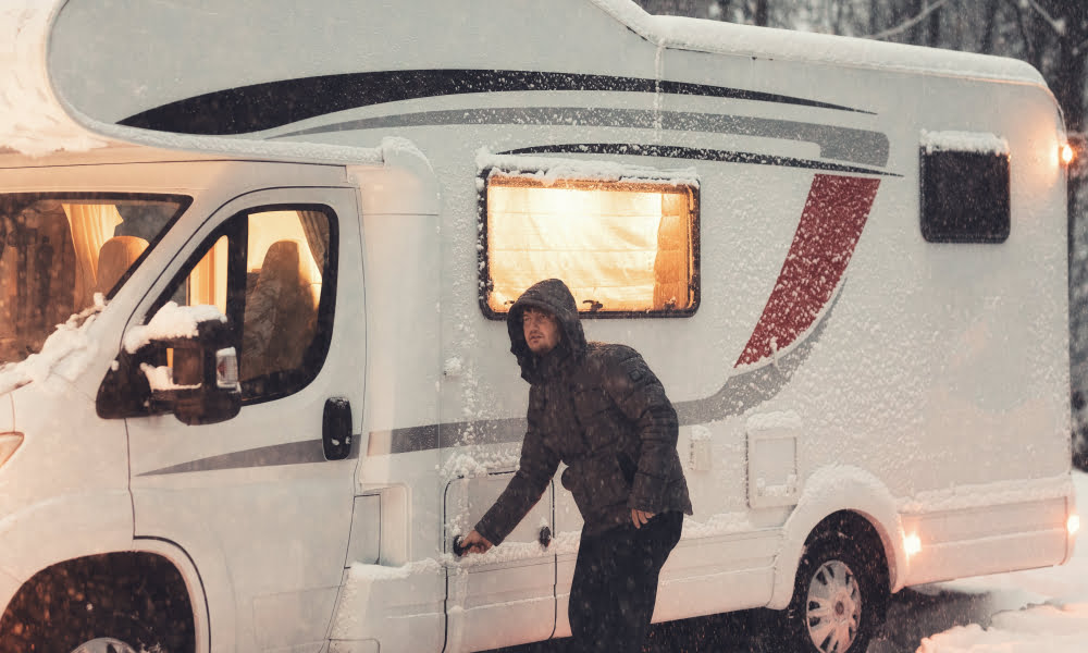Les vacances en camping-car sont également très populaires en hiver