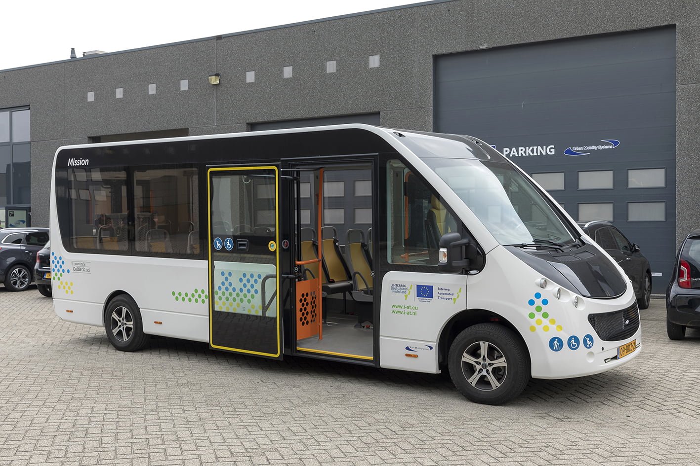 Autonomous driving Mission bus tested on Aldenhoven circuit
