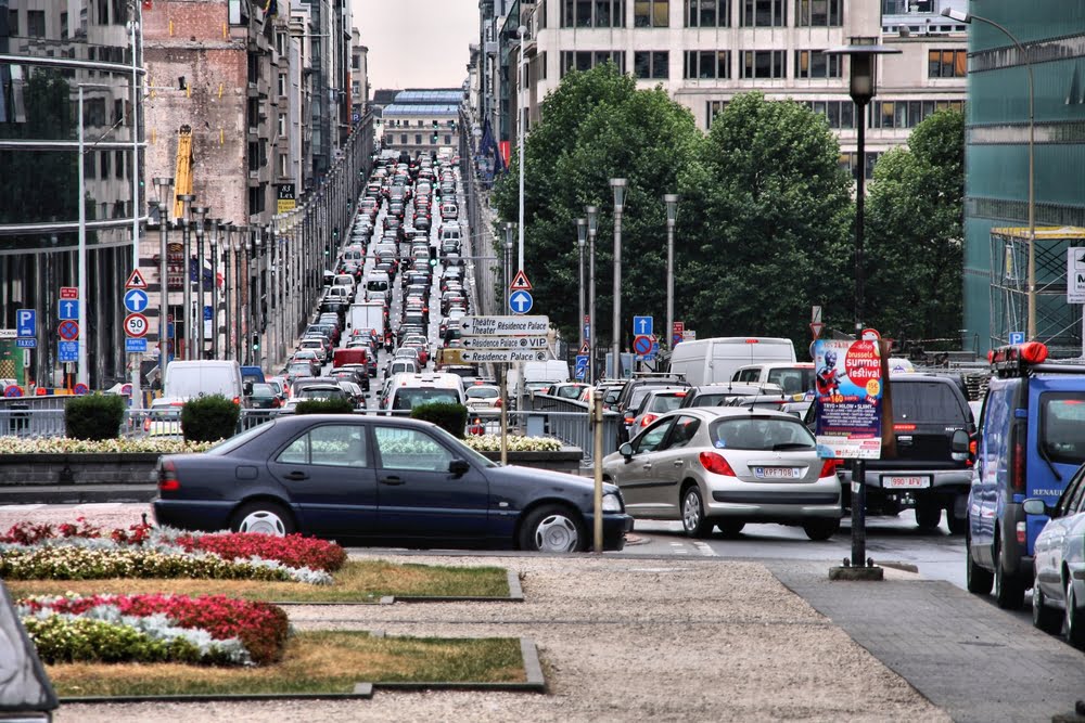 Brussels wants to discourage driving and is introducing tolls
