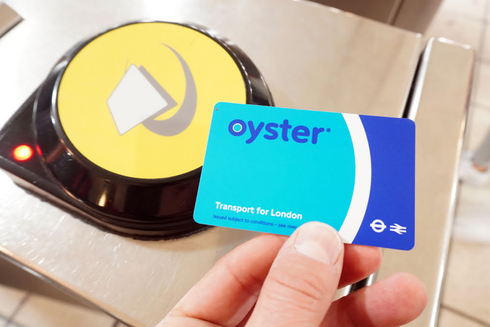 Card de vizitator Oyster