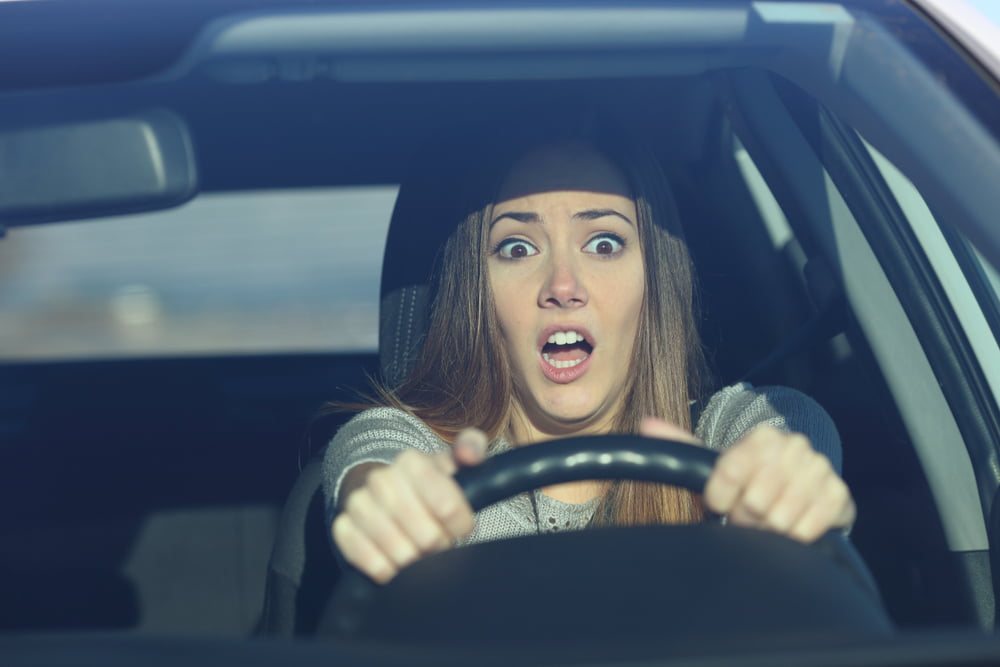 23% av unge sjåfører har frykt for å kjøre bil