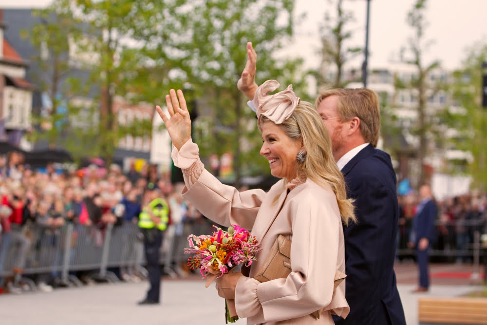 Königliche Familie am Königstag ohne Familie nach Eindhoven