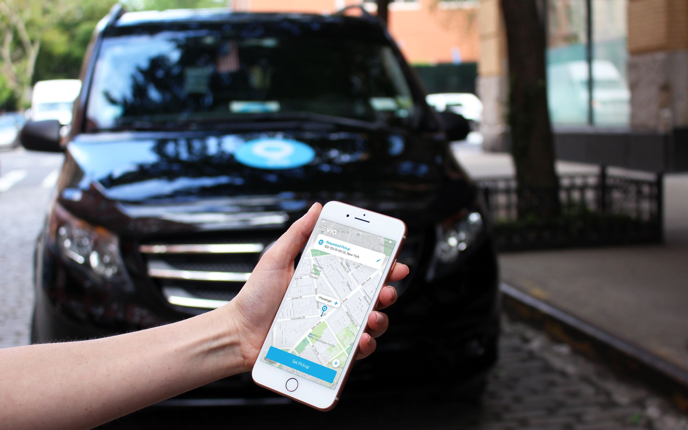 Via og Uber går sammen for å tilby kostnadseffektiv transport