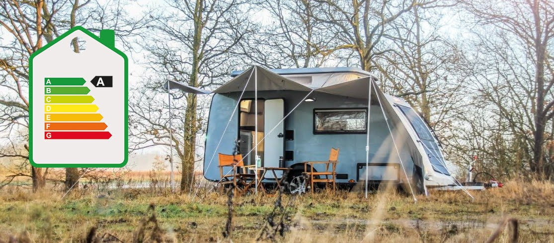 Modeller av Kip campingvogner med energimerke