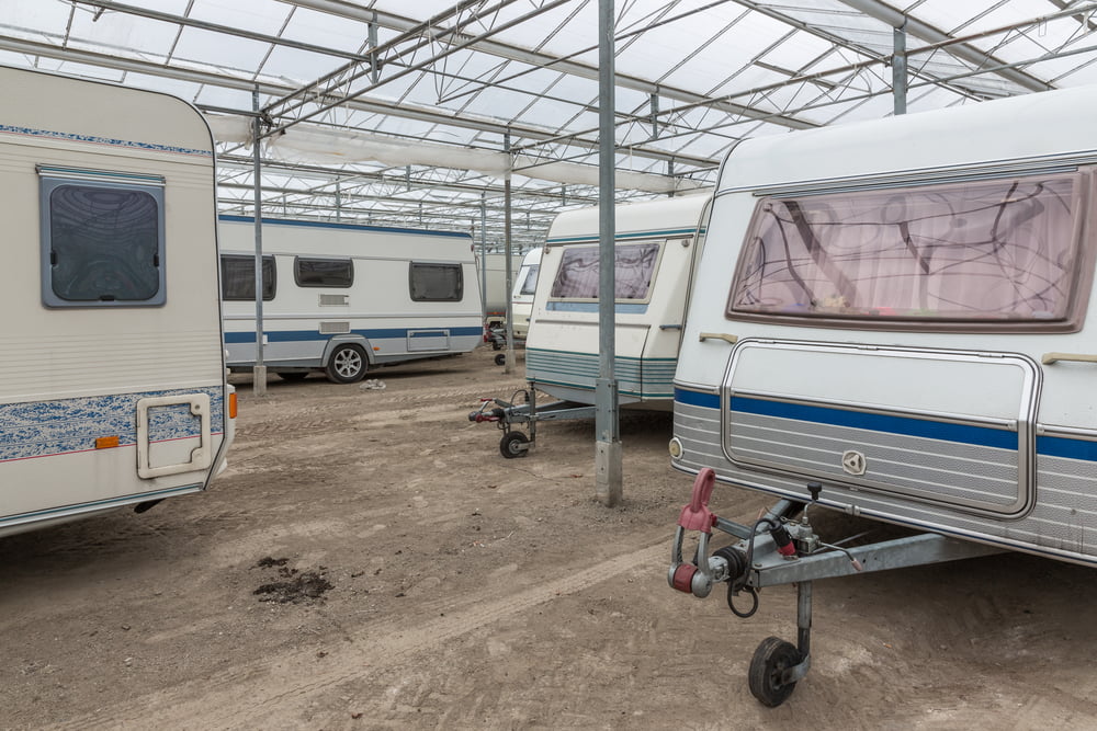 Opslag camper en caravan na de vakantie wordt lastig