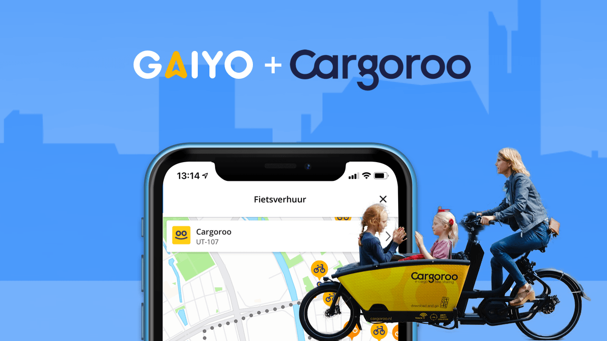 Cargo bikes from Cargoroo can now also be found in Gaiyo…