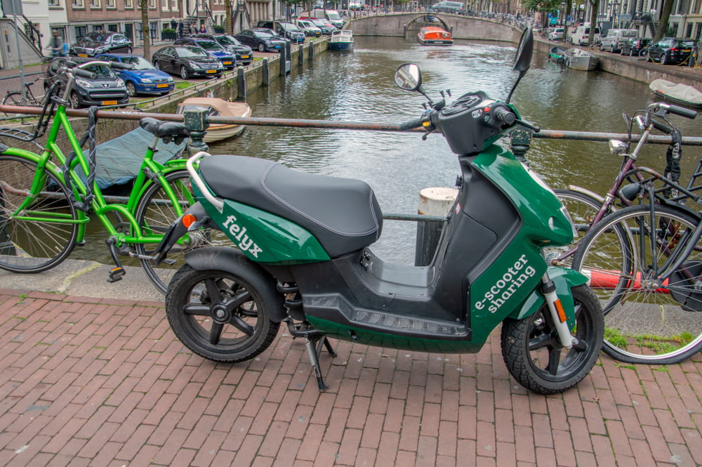 Paylaşılan bir scooterın yanlış park edilmesi cezası