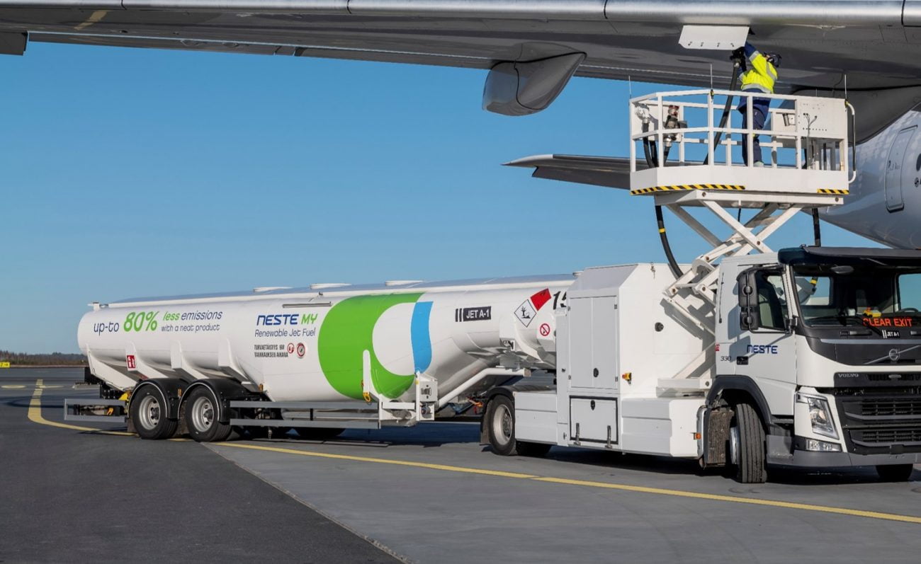 Bærekraftig luftfartsdrivstoff på Gatwick flyplass