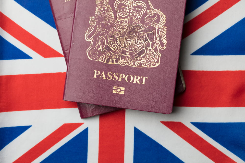 Passport required for travel to United Kingdom