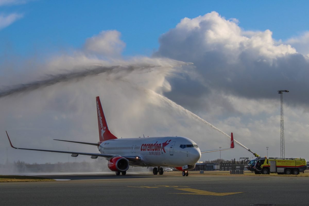First Danish Corendon flights to Antalya