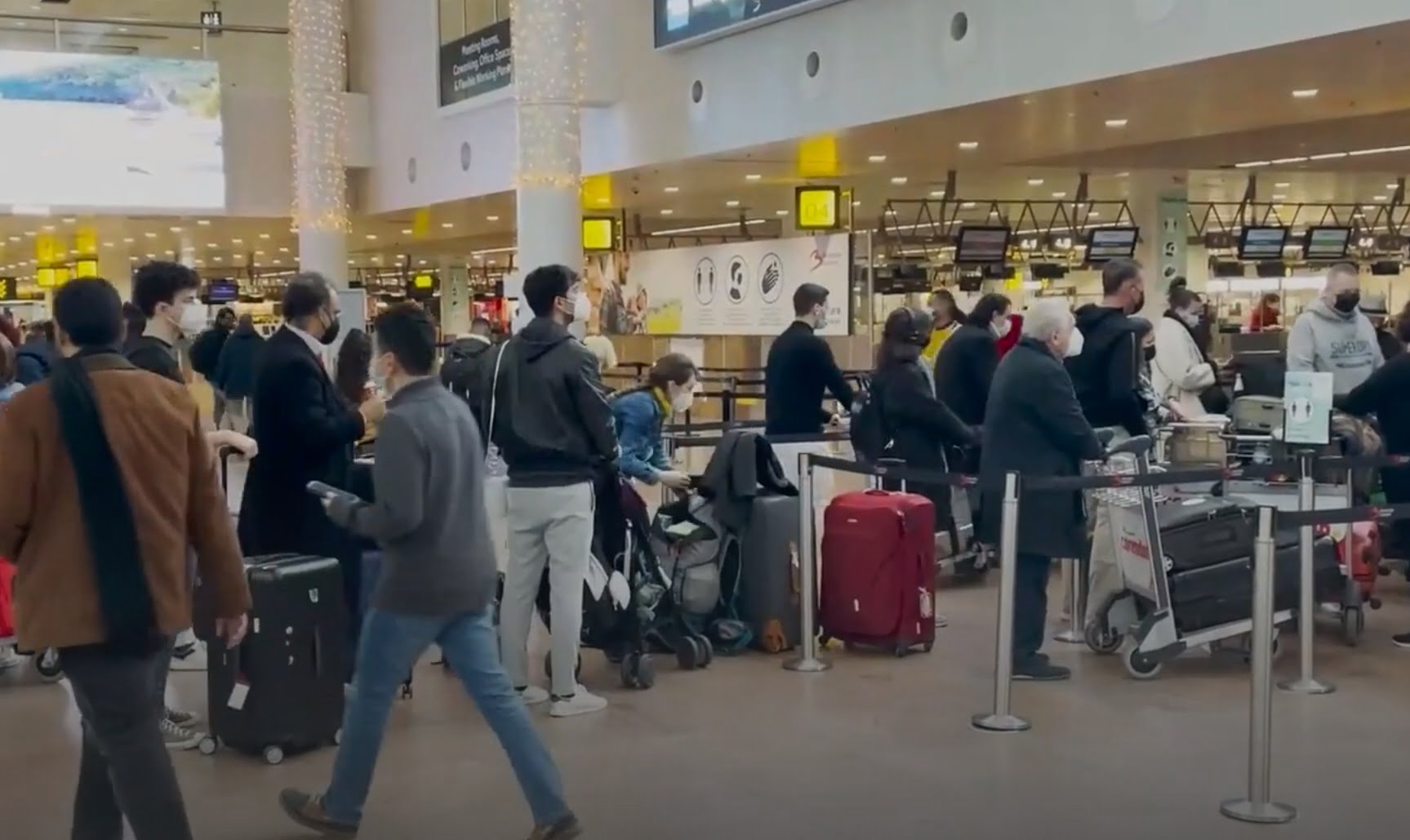 Spontaneous strike at the baggage handler at Zaventem airport