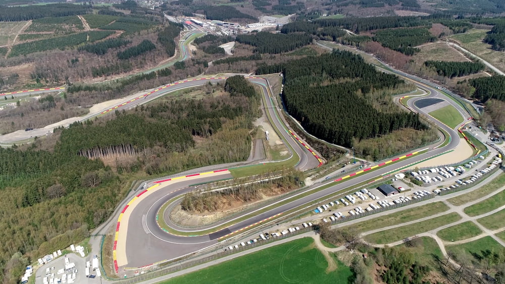 Circuit F1 Spa-Francorchamps net fier fuort