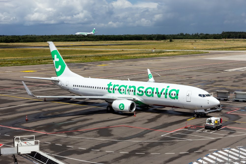 Transavia toestel onderweg naar Schiphol boven Duitsland in problemen
