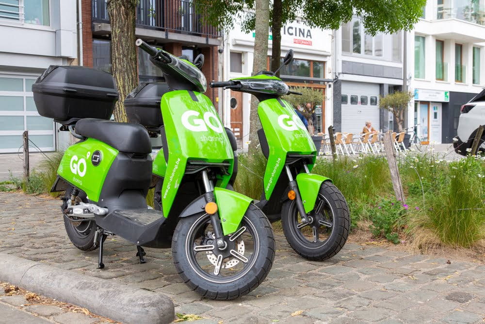 Go Sharing tira novamente as scooters verdes compartilhadas