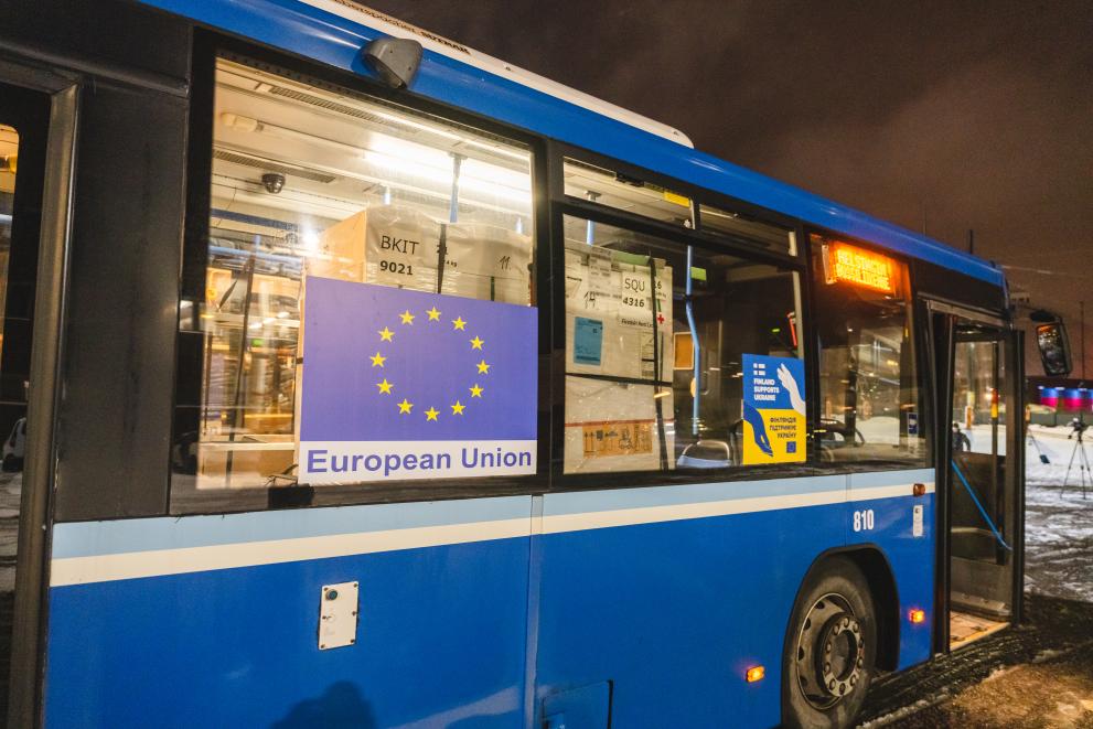 Bussen doneren voor Oekraïne via het UCPM