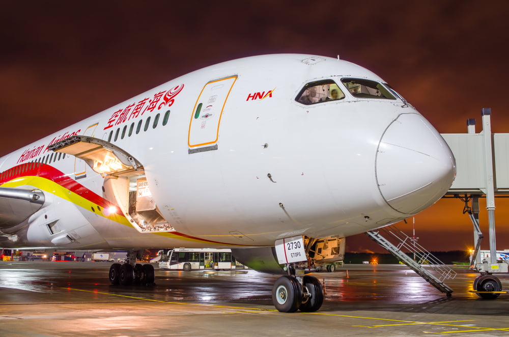 Control waste water Hainan Airlines in Zaventem