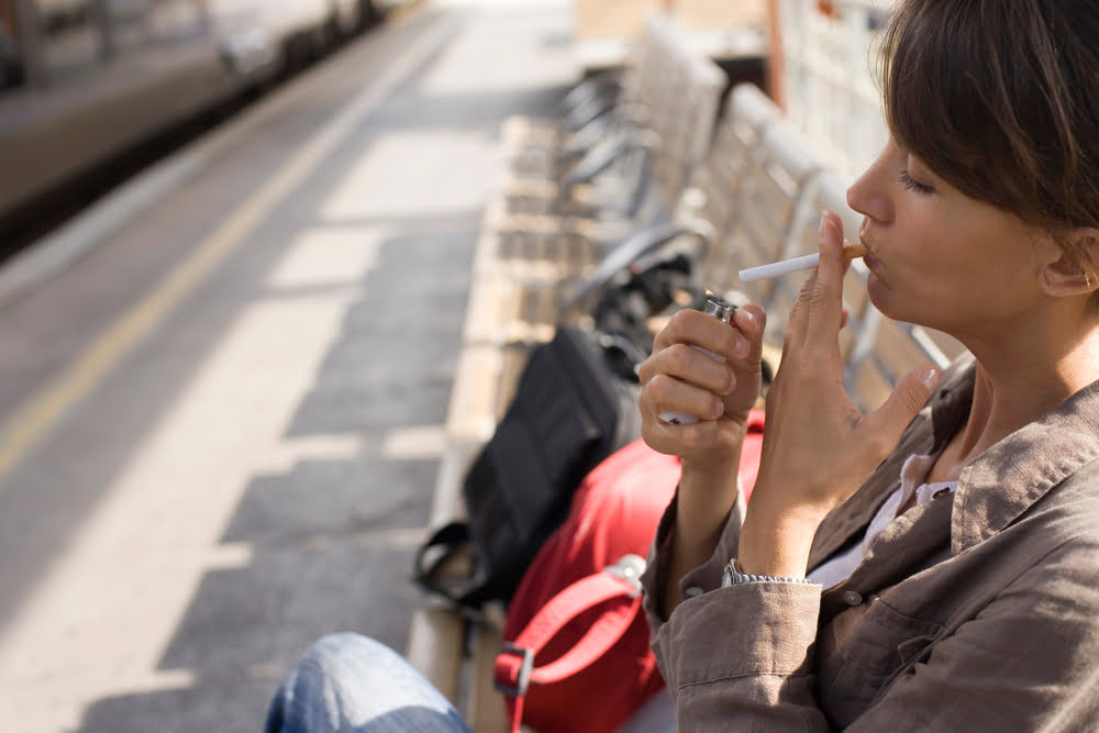 Smoking on platforms will be banned from 1 January