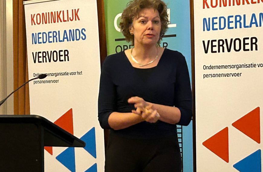 VNO-NCW başkanı Ingrid Thijssen, KNV toplantısına konuk oldu