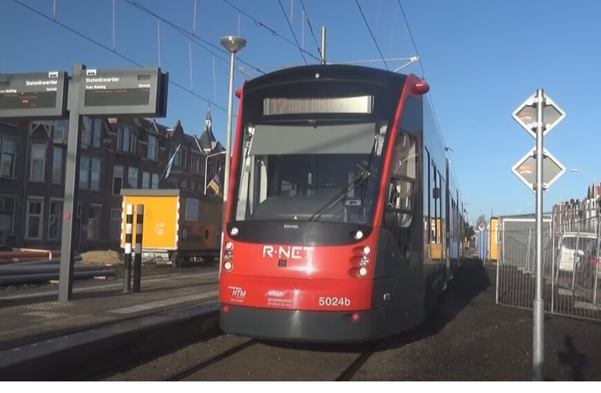 Les travaux sur la ligne de tramway 16 La Haye sont presque terminés