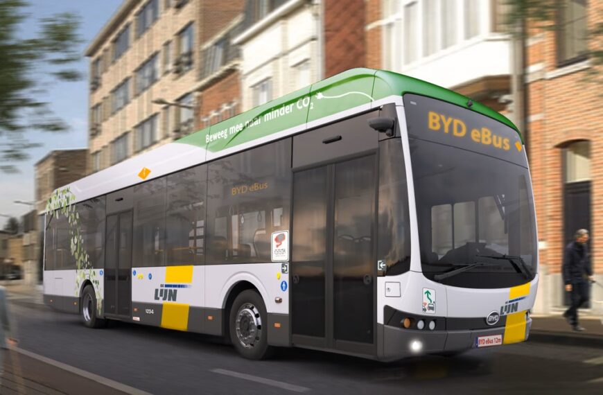 De Lijn, 92 e-otobüsle yeşil bir adım atıyor…