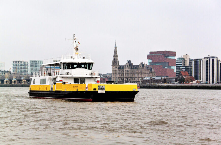 Antwerp is setting course for better mobility with an extensive ferry service