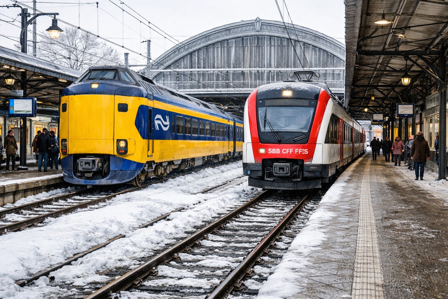 Ontregelt treinverkeer: Nederland hapert en Zwitserland rijdt door